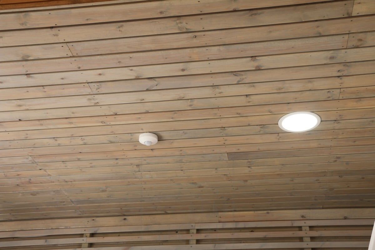 Housing Fair 2015: circular ceilings on the roof of the terrace. Ledstore.fi