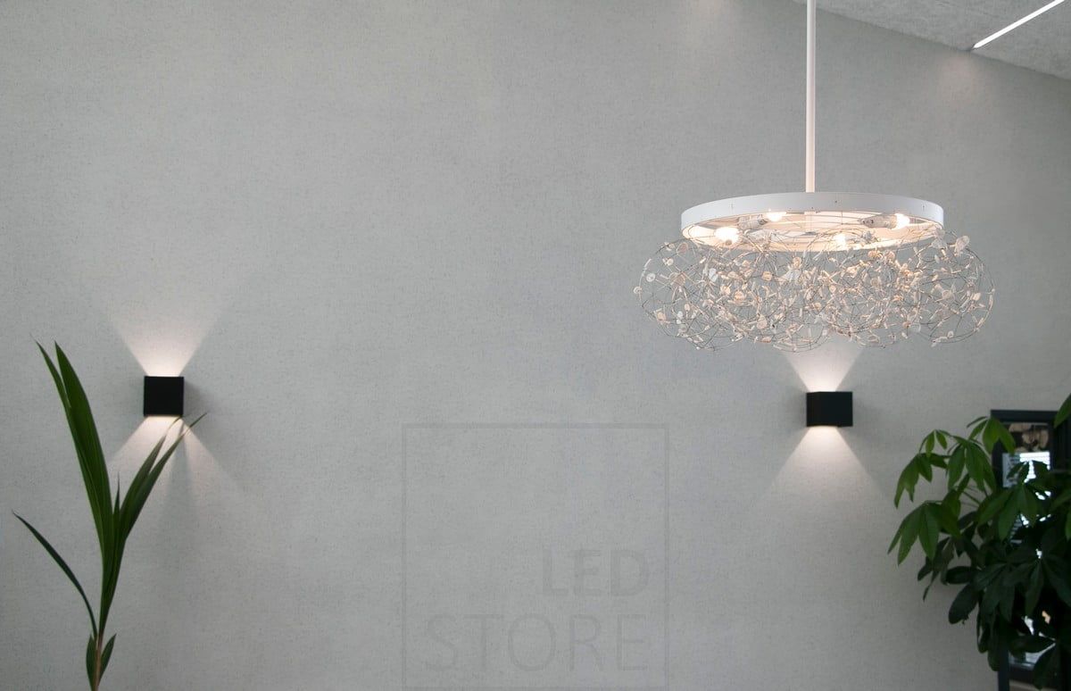 Housing Fair 2018: the FUNK black wall lamp. Ledstore.fi