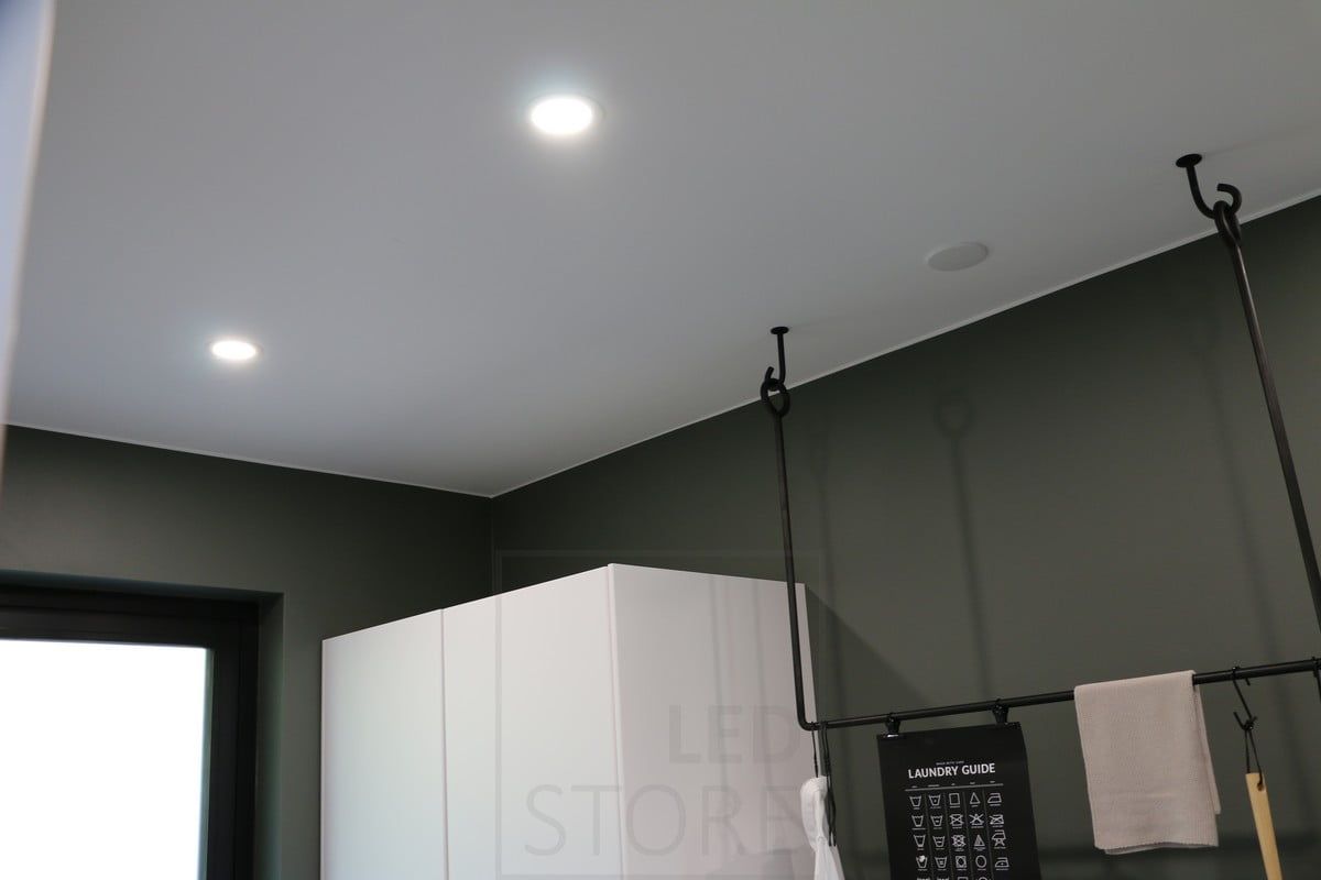 Housing Fair 2019: Led ceilings in the utility room ceiling. Ledstore.fi