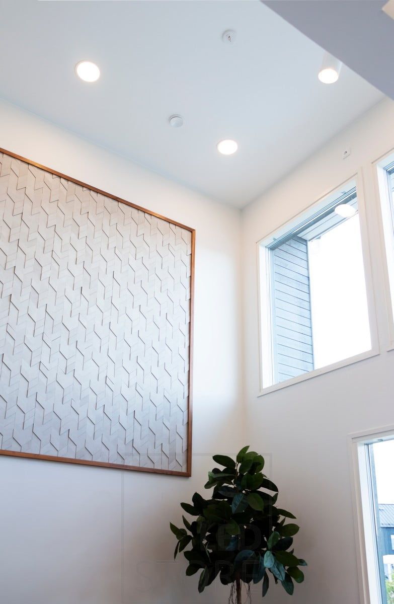 Housing Fair 2020: led plafond lighting in the high space. Ledstore.fi