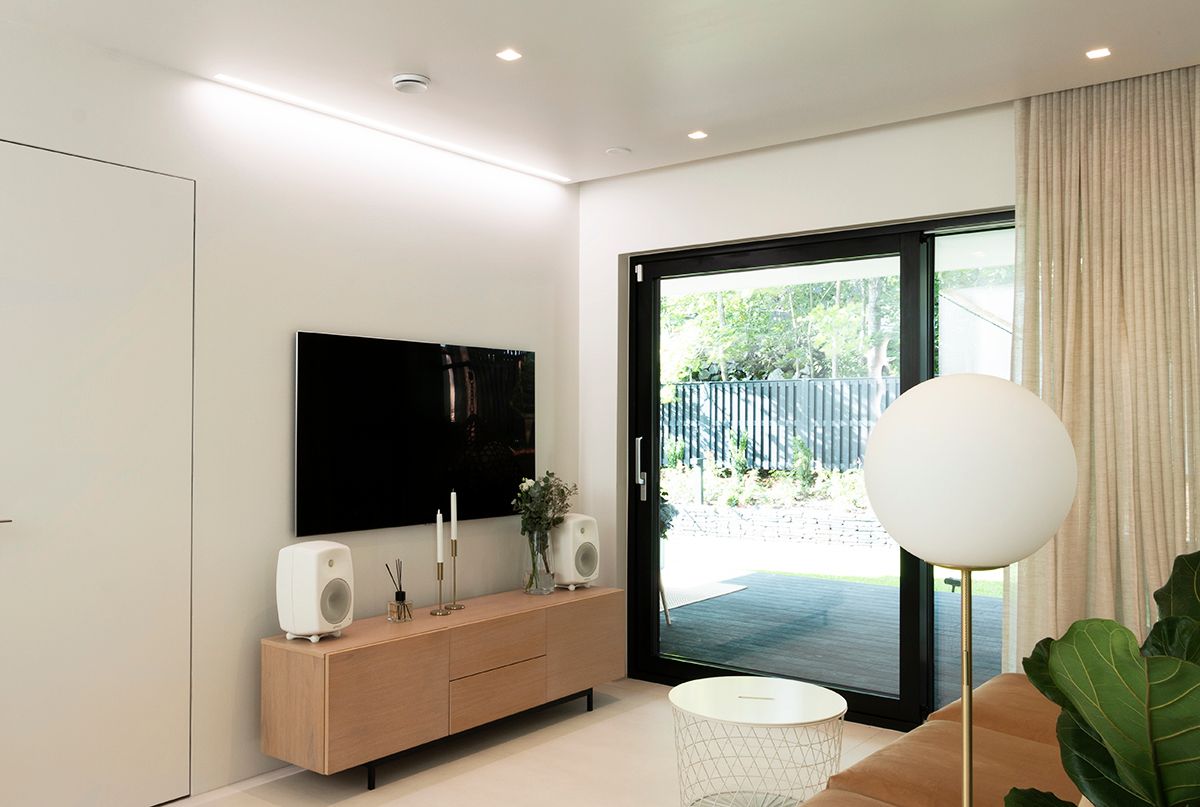 Green background with white square and 'LED STORE' in bold white letters, highlighting environmentally friendly LED lighting products.