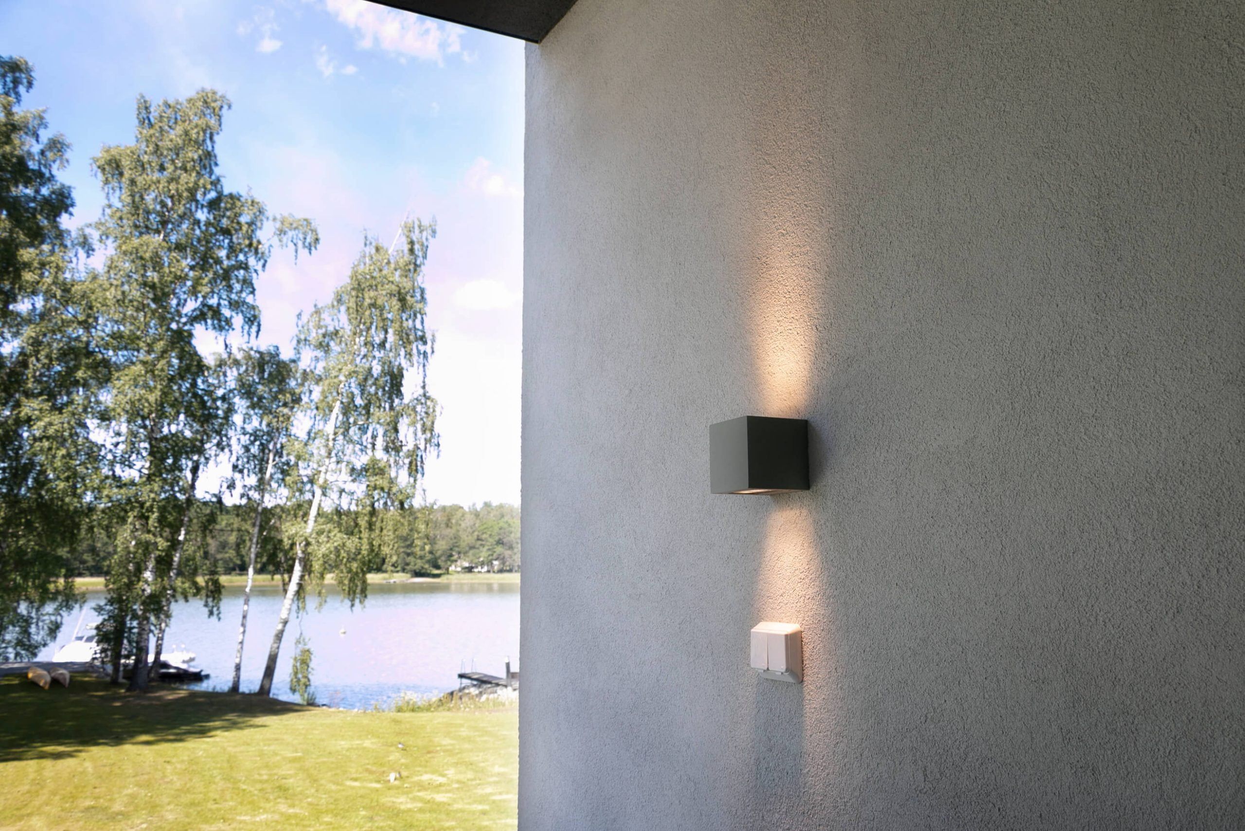 Outdoor wall lighting Cubi out 2 ledstore.fi
