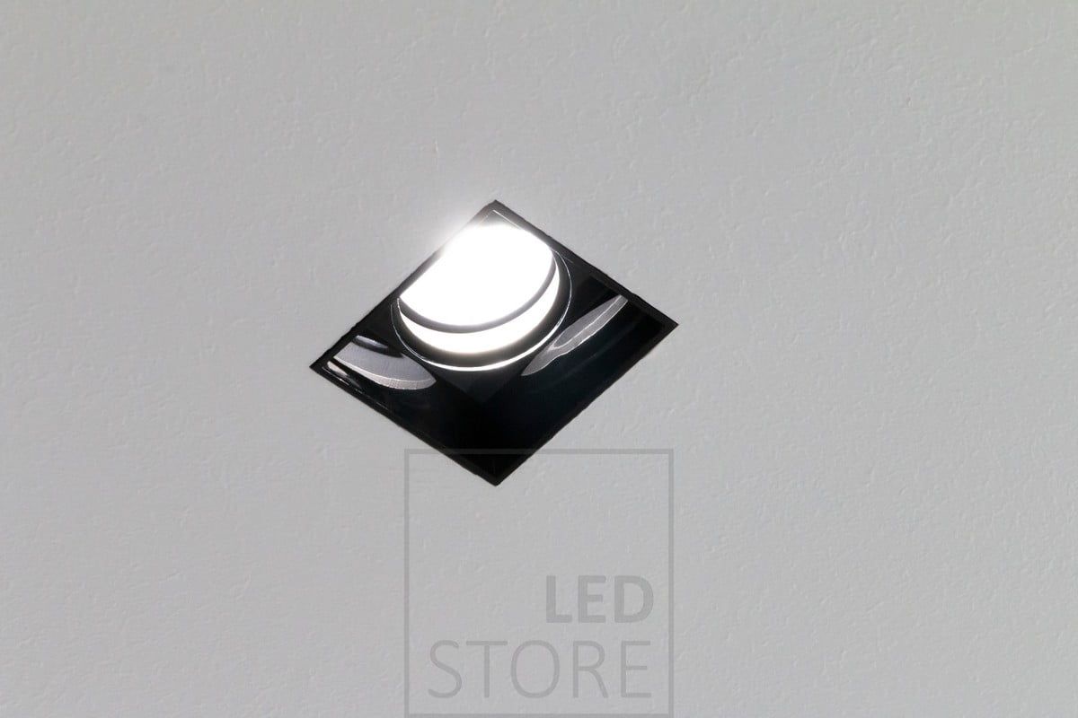 How do hotels do hidden spotlighting? Here it is: Led PIILO spot is a plastered luminaire that creates an architectural and hotel-like look. A little extra work to install, but a great result! Ledstore.fi
