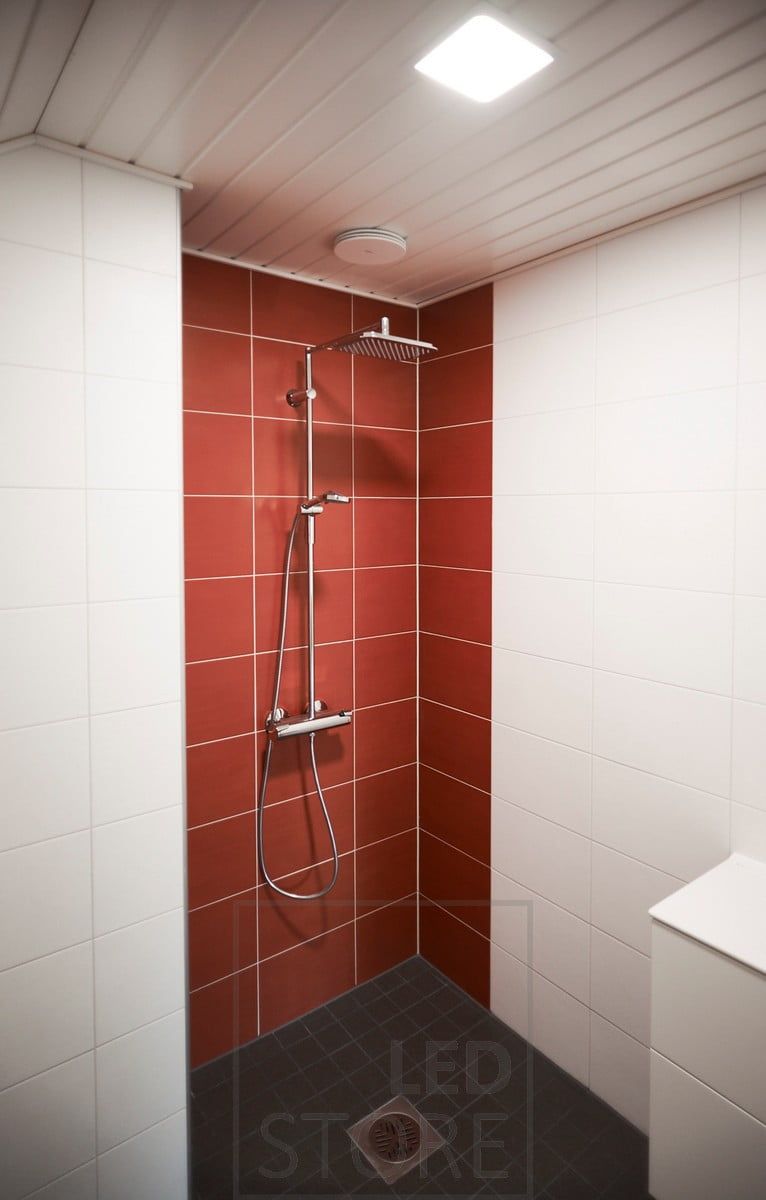 Bathroom lighting with led panel. The versatility of using led panels is increased by the fact that LedStore's led panel luminaires are moisture-proof (IP44 and IP54) and dimmable. Ledstore.fi