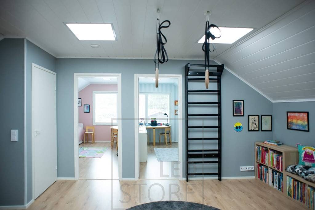 UPPOAVA PANEL 600, 36W, 2800K-4000K-5500K is a dimmable, moisture resistant (IP54) LED luminaire for demanding tastes. The luminaire also creates a skylight effect. Ledstore.fi