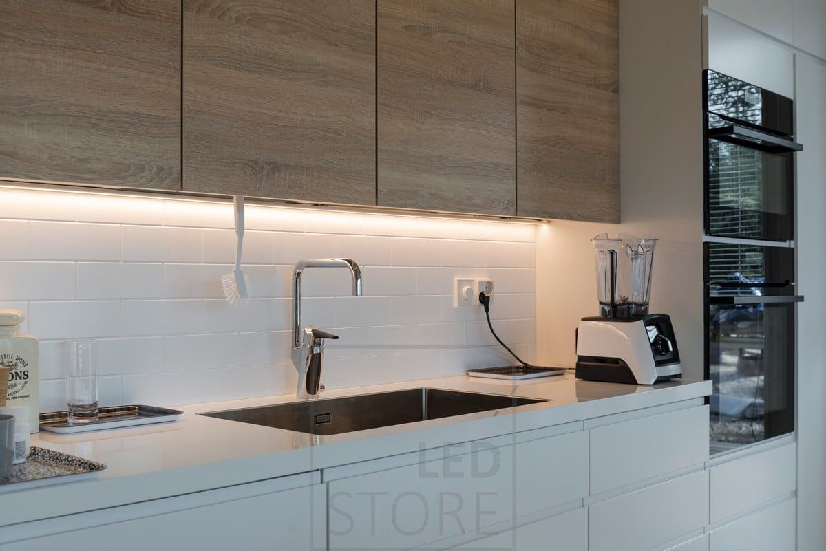 Kitchen led strip for countertop lighting. Ledstore.fi