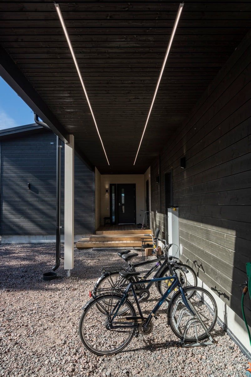 Low surface profile with LED ribbon. A minimalist but effective lighting solution. Ledstore.fi