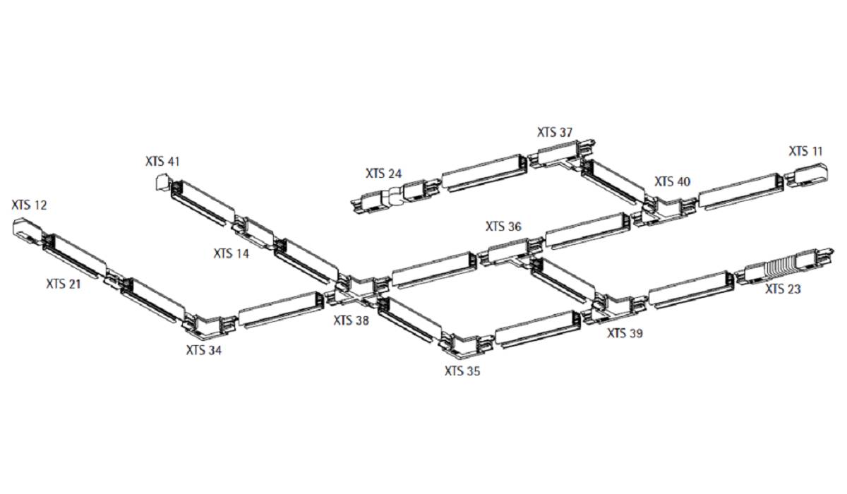 3-phase track system for LED track lighting