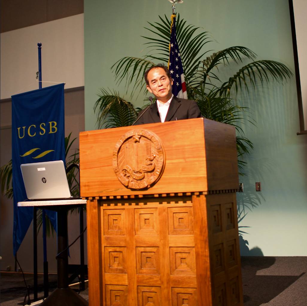 History of the LED - Shuji Nakamura in 2014. Photo by Glenn Beltz
