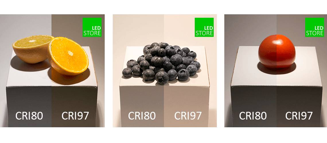   Make colours glow with high-quality LED lights