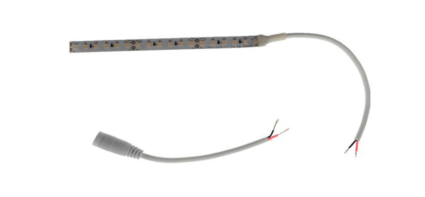 DC plug cut off from the LED light strip