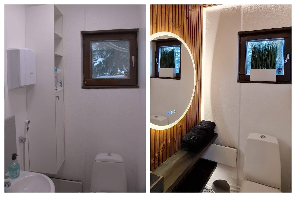 Indirect LED strip lighting makes a big difference