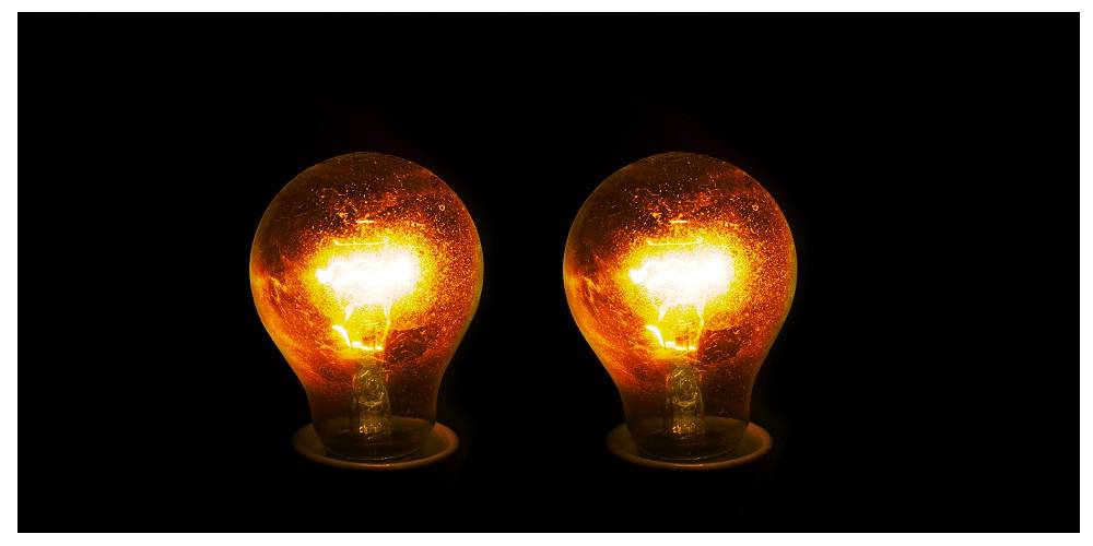Why do LED lights flicker in the camera? Traditional light bulbs. Photo: by Pexels