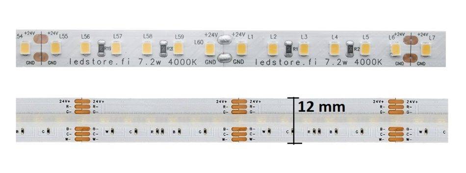 The number of solder joints in an LED light strip varies depending on the strip's specifications