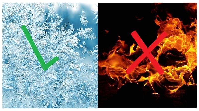 Led does not withstand warm