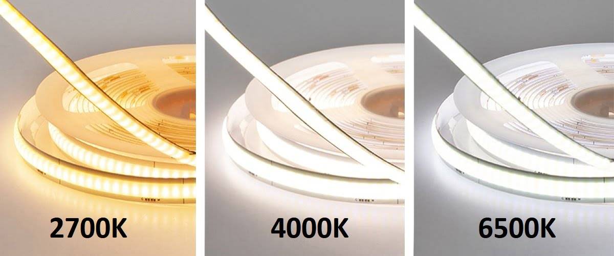 Led strip light with different kelvin readings Solo CCT