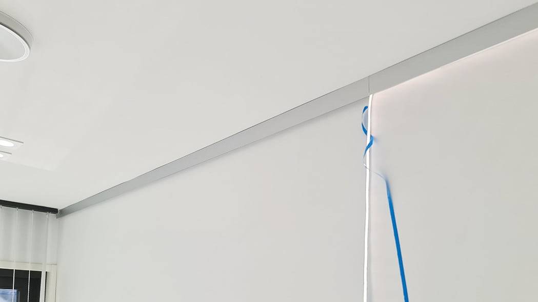 Mounting of aluminium profiles and LED strip.
