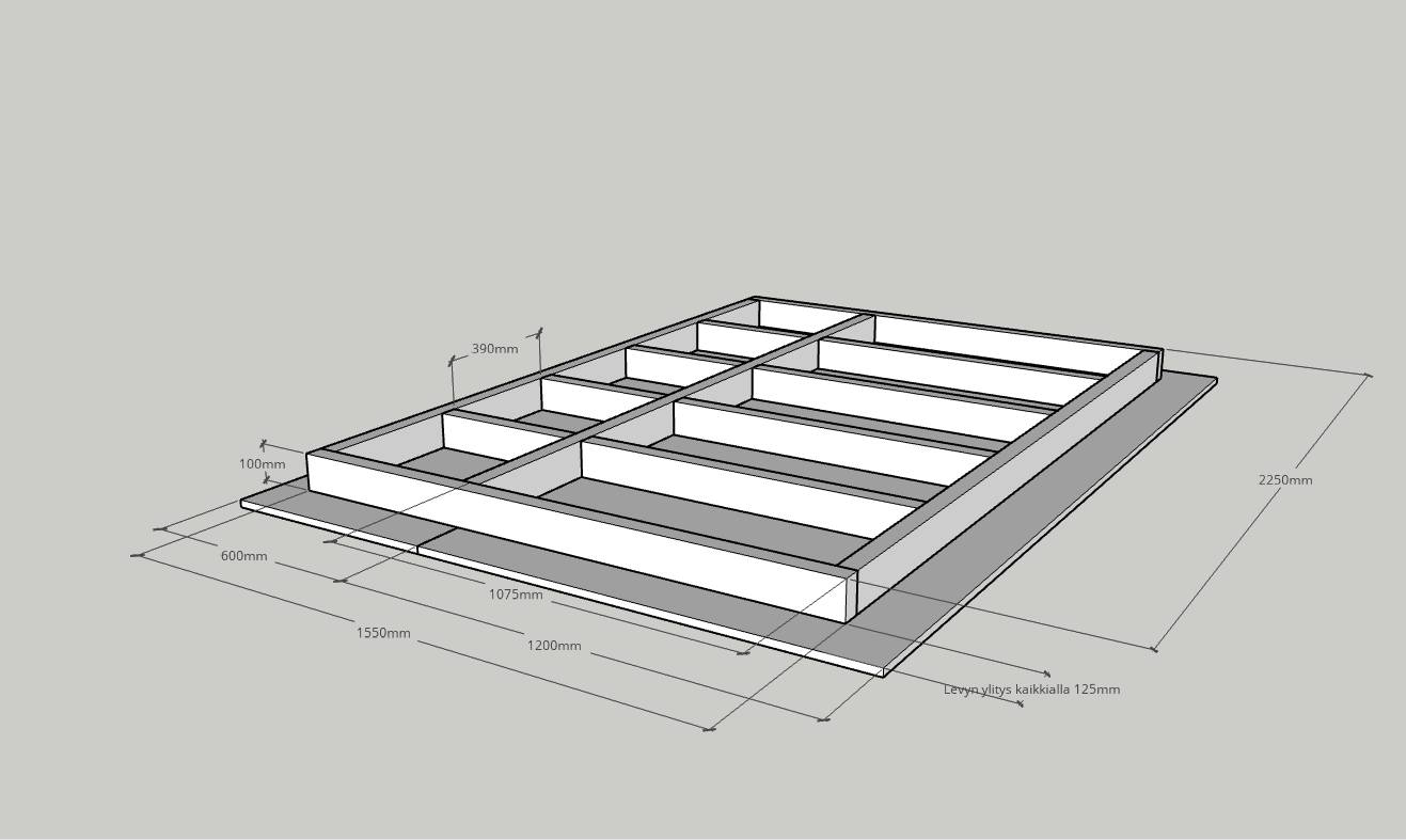 design of a suspended plaster ceiling
