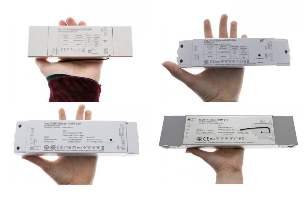 The power of the LED strip also affects the size of the transformer