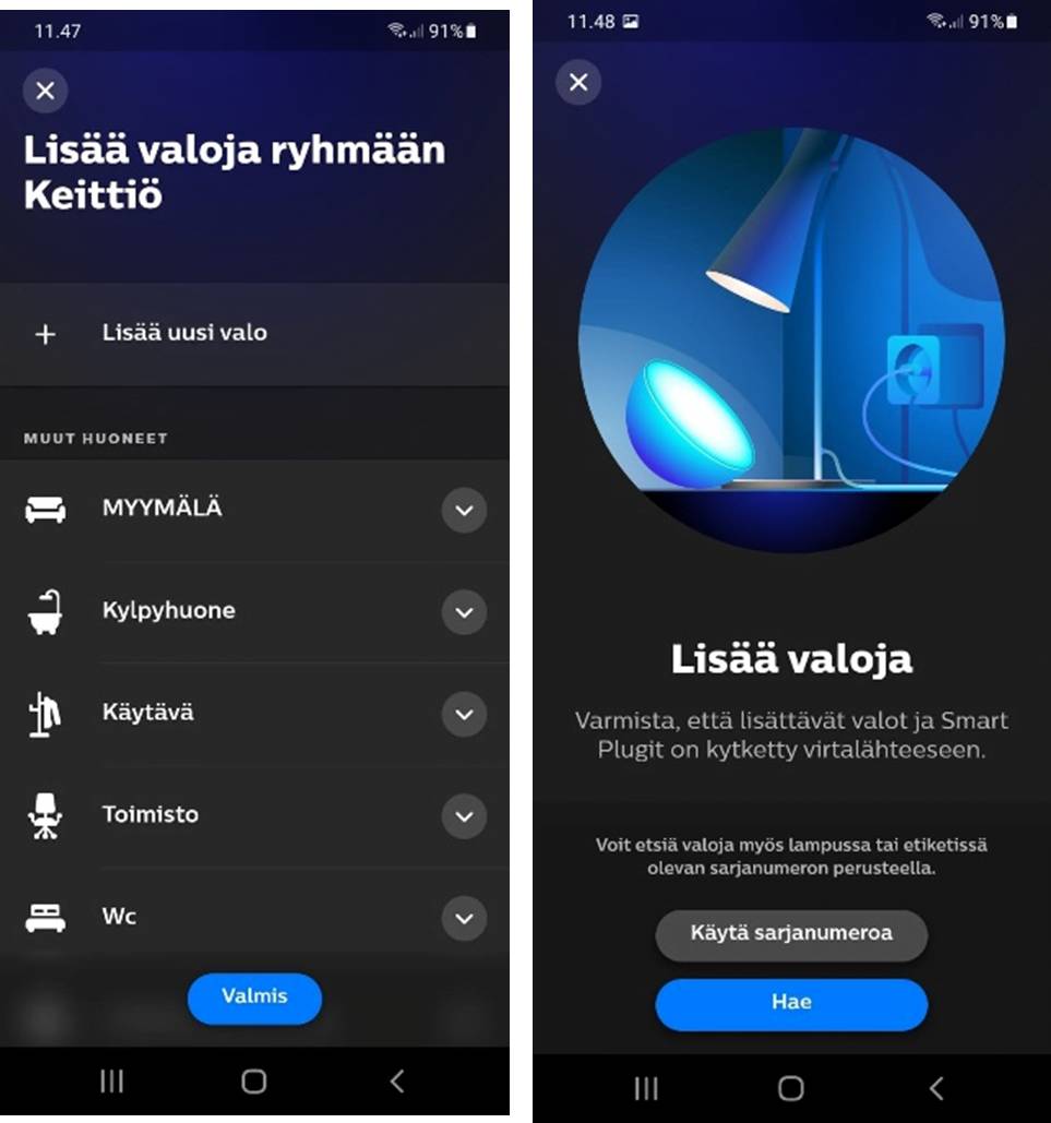 Finding and connecting your device on Philips Hue is simple.