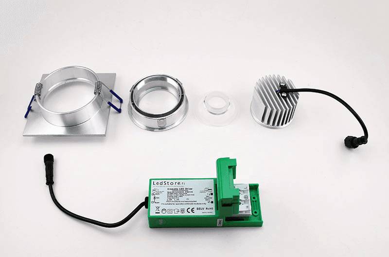 The price of LED lights is more expensive if the light components can be replaced.