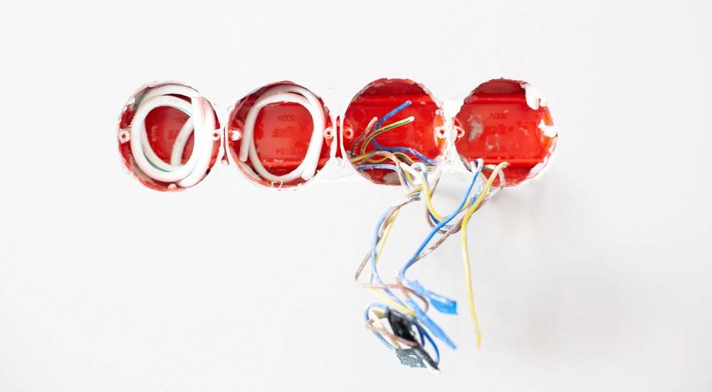 Wiring of wall switches. Check if it is suitable for your chosen dimming technique.. Image Pexels.