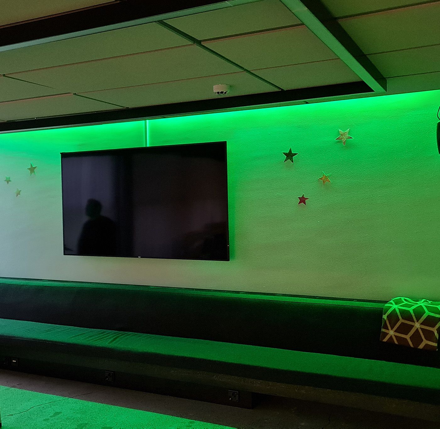 Tapiola Church RGB lighting by ledstore.fi